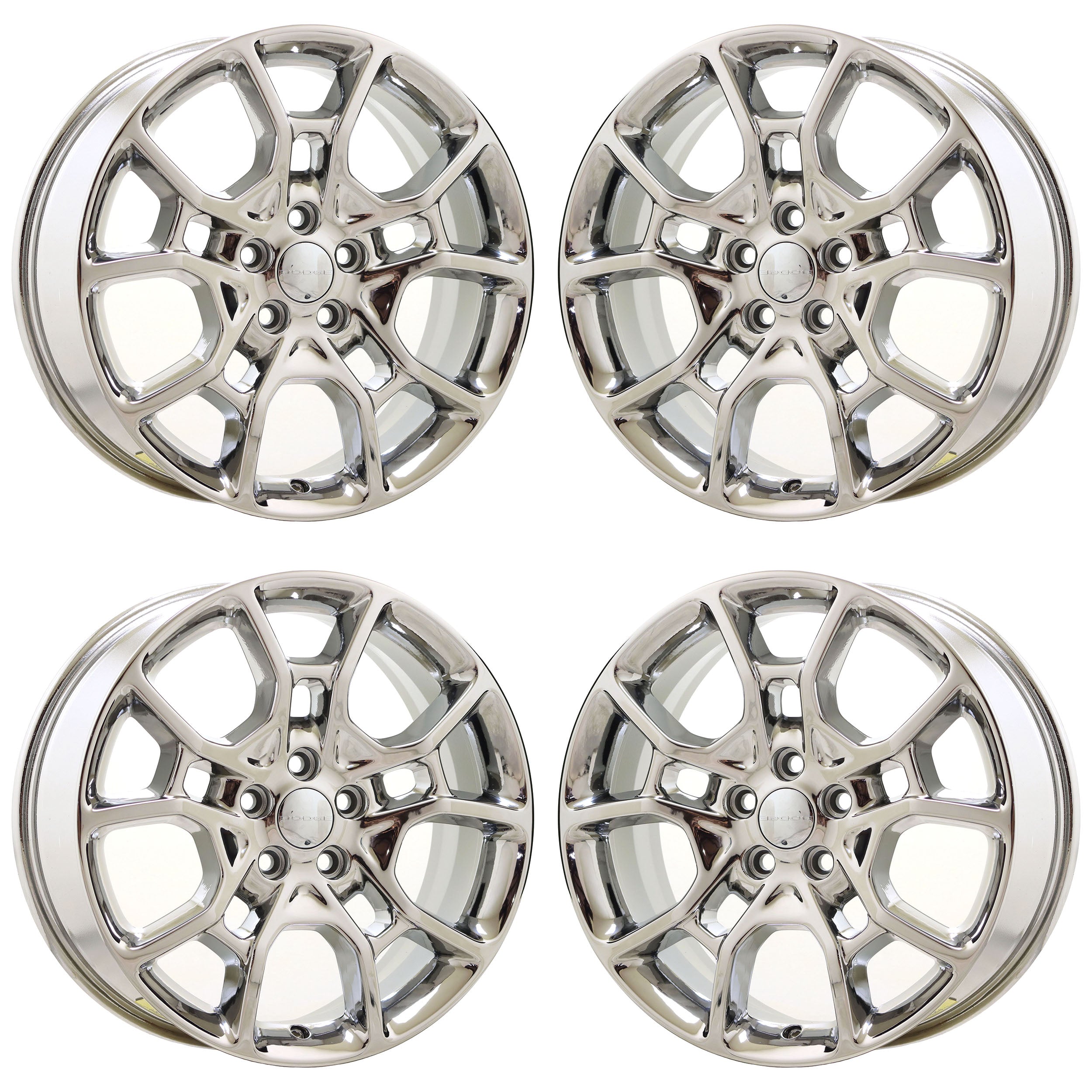 19" Dodge Charger Challenger Bright Chrome wheels rims Factory OEM set 2544
